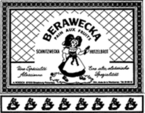 BERAWECKA PAIN AUX FRUITS Logo (WIPO, 29.10.1979)
