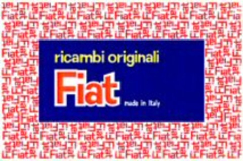 ricambi originali Fiat made in Italy Logo (WIPO, 15.05.2007)