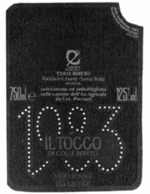 IL TÓCCO DI COLLE BERETO 1983 Logo (WIPO, 10/04/2007)