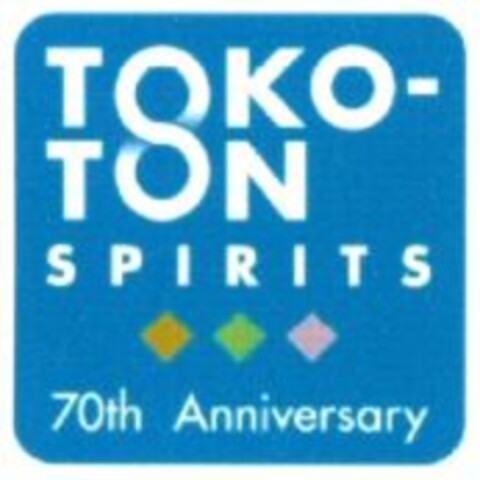 TOKO- TON SPIRITS 70th Anniversary Logo (WIPO, 31.03.2008)