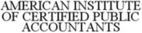 AMERICAN INSTITUTE OF CERTIFIED PUBLIC ACCOUNTANTS Logo (WIPO, 04/14/2011)