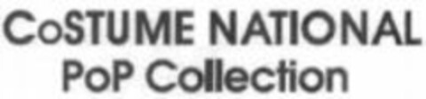 CoSTUME NATIONAL PoP Collection Logo (WIPO, 03/25/2011)