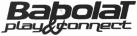 Babolat play & connect Logo (WIPO, 11/06/2012)