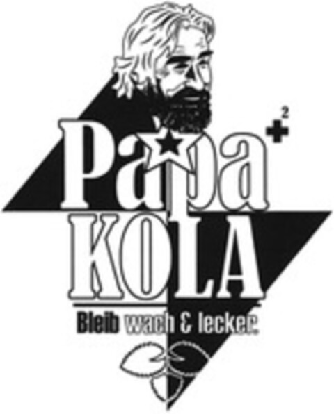 Papa KOLA Bleib wach & lecker. Logo (WIPO, 13.04.2015)