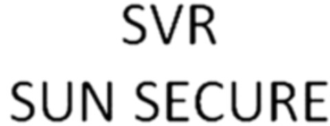 SVR SUN SECURE Logo (WIPO, 06/22/2016)