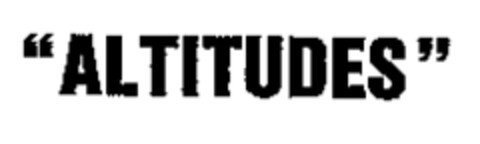 ALTITUDES Logo (WIPO, 01.05.1951)