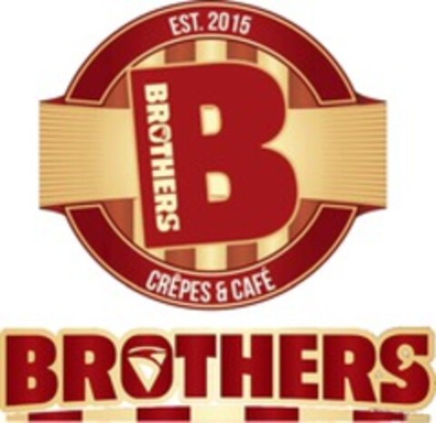 B BROTHERS CRÊPES & CAFÉ EST.2015 Logo (WIPO, 10/01/2021)