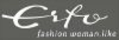 Erfo fashion woman.like Logo (WIPO, 10/09/2007)