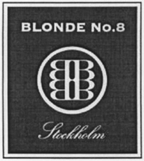 BLONDE No.8 Stockholm Logo (WIPO, 06.12.2011)