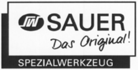 SW SAUER Das Original! SPEZIALWERKZEUG Logo (WIPO, 27.09.2012)