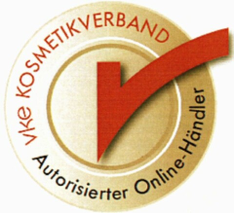 vke KOSMETIKVERBAND Autorisierter Online-Händler Logo (WIPO, 09/18/2013)