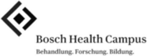 Bosch Health Campus Behandlung.Forschung.Bildung. Logo (WIPO, 01.10.2020)