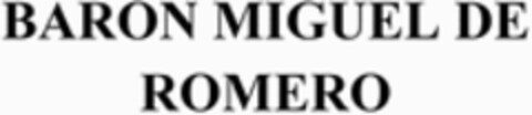 BARON MIGUEL DE ROMERO Logo (WIPO, 30.10.2020)