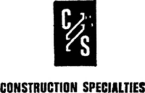 C/S CONSTRUCTION SPECIALTIES Logo (WIPO, 01.04.1969)