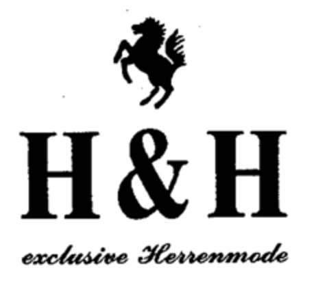 H & H exclusive Herrenmode Logo (WIPO, 14.11.1991)