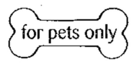 for pets only Logo (WIPO, 09.05.2007)