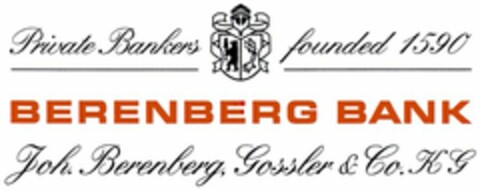 BERENBERG BANK Logo (WIPO, 03.12.2009)
