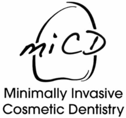 miCD Minimally Invasive Cosmetic Dentistry Logo (WIPO, 05/11/2010)