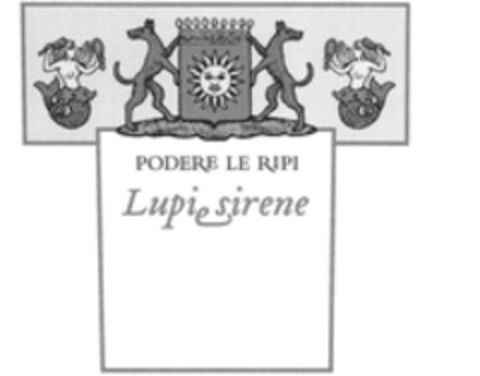 PODERE LE RIPI Lupi e sirene Logo (WIPO, 18.09.2018)