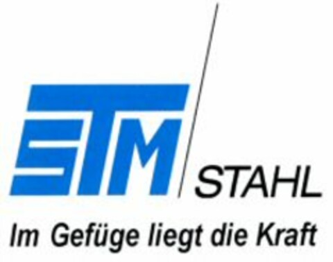 STM STAHL Im Gefüge liegt die Kraft Logo (WIPO, 08/24/2007)