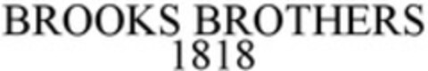 BROOKS BROTHERS 1818 Logo (WIPO, 08/18/2008)