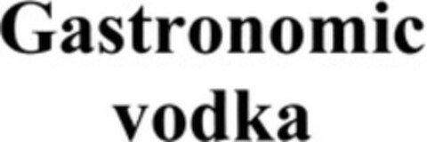 Gastronomic vodka Logo (WIPO, 20.03.2015)