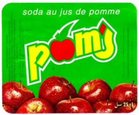 soda au jus de pomme poms Logo (WIPO, 21.10.1996)