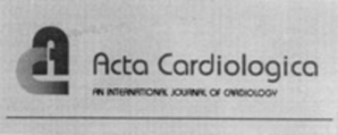 AC Acta Cardiologica AN INTERNATIONAL JOURNAL OF CARDIOLOGY Logo (WIPO, 01/15/1999)