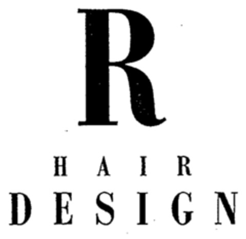 R HAIR DESIGN Logo (WIPO, 18.04.1988)