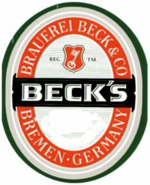 BRAUEREI BECK & CO BECK'S BREMEN GERMANY Logo (WIPO, 13.02.2001)