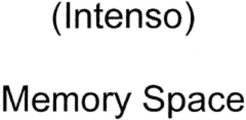 (Intenso) Memory Space Logo (WIPO, 12/18/2012)