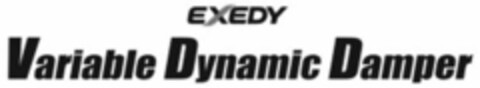 EXEDY VARIABLE DYNAMIC DAMPER Logo (WIPO, 17.08.2018)