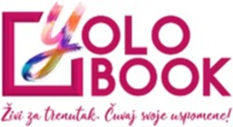 YOLO BOOK Živi za trenutak. Čuvaj svoje uspomene! Logo (WIPO, 02.03.2020)