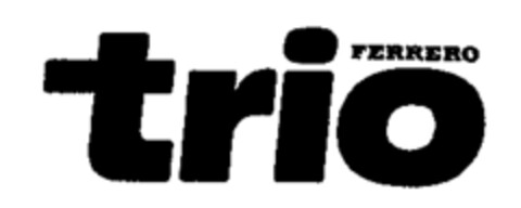 FERRERO trio Logo (WIPO, 21.10.1987)