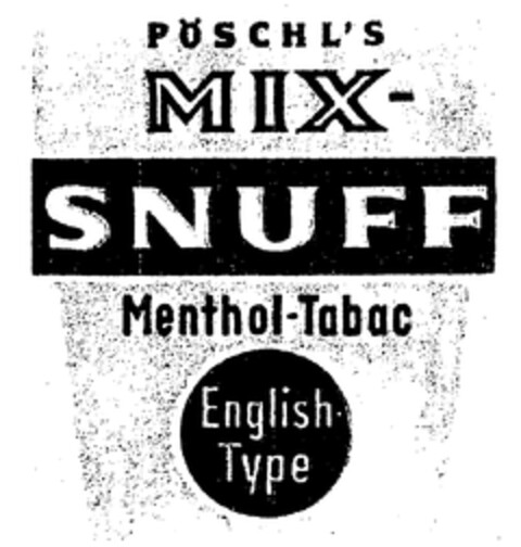 PÖSCHL'S MIX-SNUFF Logo (WIPO, 14.07.2009)
