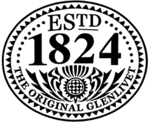 ESTD 1824 THE ORIGINAL GLENLIVET Logo (WIPO, 27.11.2009)