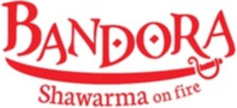 BANDORA Shawarma on fire Logo (WIPO, 08/18/2015)