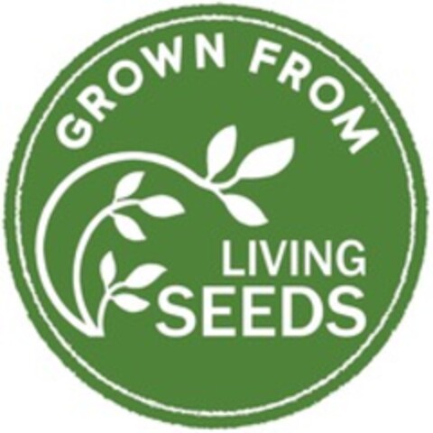 GROWN FROM LIVING SEEDS Logo (WIPO, 06/07/2022)