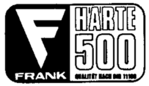 F FRANK HÄRTE 500 Logo (WIPO, 11.09.1984)