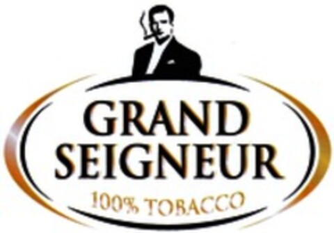 GRAND SEIGNEUR 100% TOBACCO Logo (WIPO, 07/22/2009)