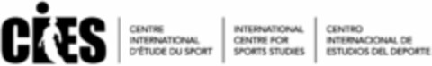 CIES CENTRE INTERNATIONAL D'ÉTUDE DU SPORT INTERNATIONAL CENTRE FOR SPORTS STUDIES Logo (WIPO, 23.10.2013)