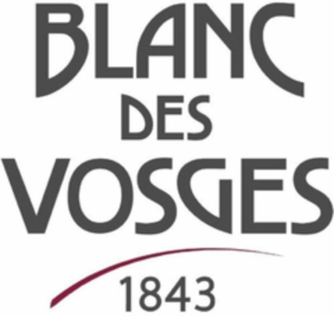 BLANC DES VOSGES 1843 Logo (WIPO, 09/28/2016)