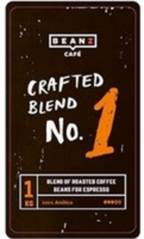 BEANZ CAFÉ CRAFTED BLEND NO.1 Logo (WIPO, 16.06.2020)