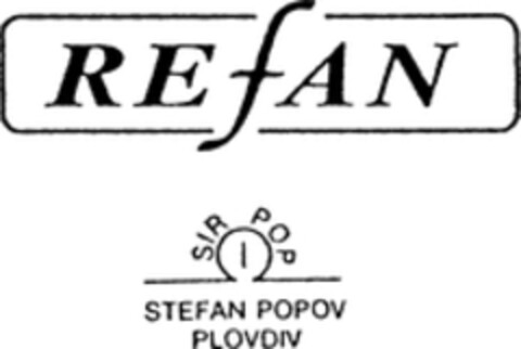 REfAN SIR POP STEFAN POPOV PLOVDIV Logo (WIPO, 10/22/1997)