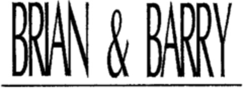 BRIAN & BARRY Logo (WIPO, 08/05/2003)