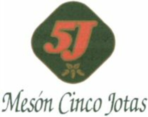 5J Mesón Cinco Jotas Logo (WIPO, 16.01.2004)