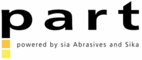 part powered by sia Abrasives and Sika Logo (WIPO, 11/09/2009)