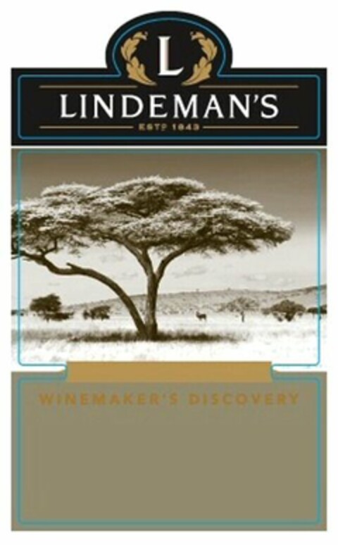 L LINDEMAN'S EST 1843 WINEMAKER'S DISCOVERY Logo (WIPO, 08/24/2010)