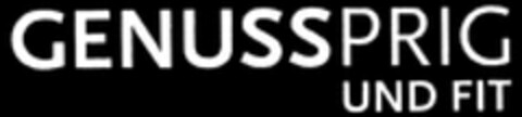 GENUSSPRIG UND FIT Logo (WIPO, 08/14/2007)