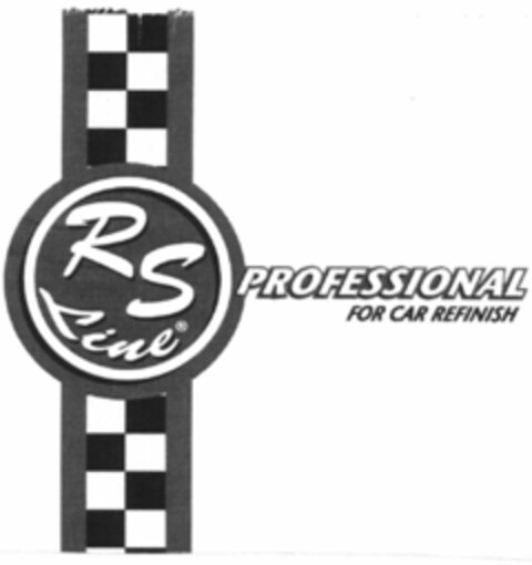 RS Line PROFESSIONAL FOR CAR REFINISH Logo (WIPO, 24.05.2010)